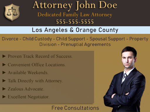 Attorney and lawyer ad design template