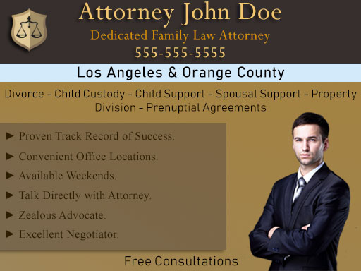 Attorney and lawyer ad design template