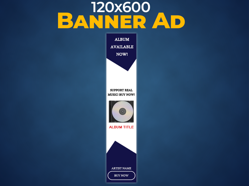 banner ad template 120x600