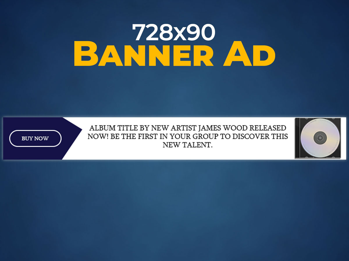 banner ad template 728x90