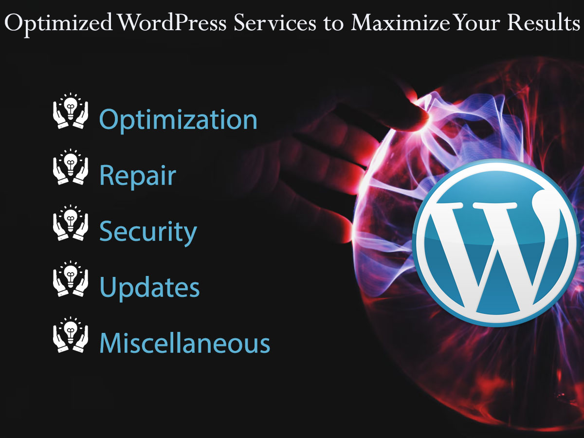 WordPress optimization advertisement