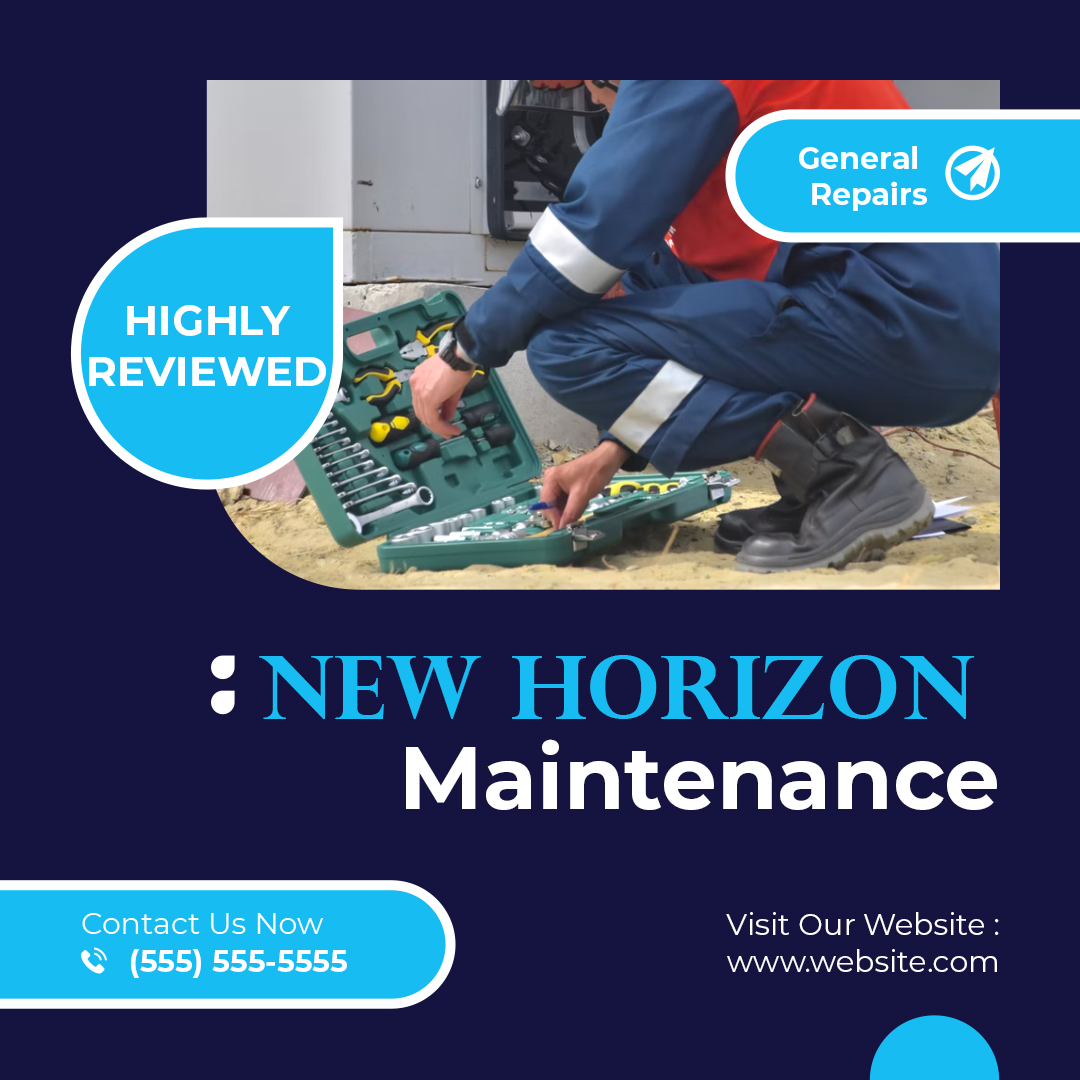 maintenance and handyman ad template