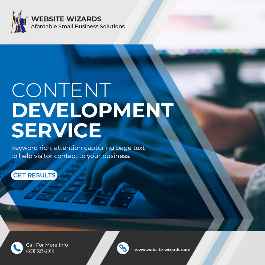 content development advertisement